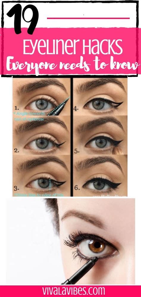 eyeliner cheats|22 Easy Eyeliner Hacks .